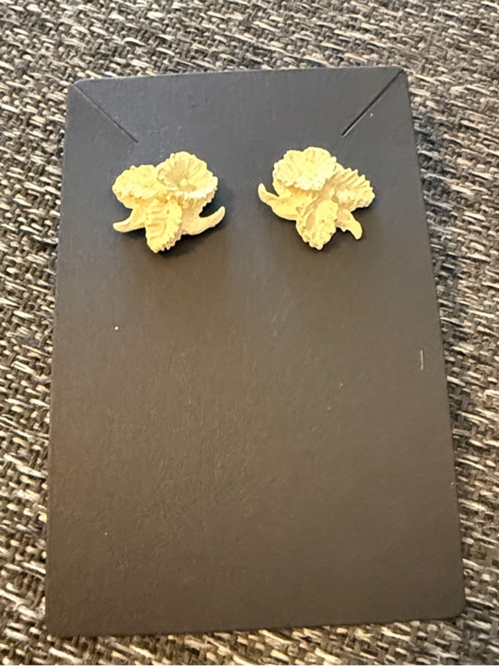 Floral Ceramic Vintage Stud Earrings Women Jewelry